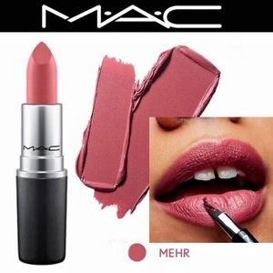 NEW! MAC Cosmetics Matte Lipstick 608 Mehr Dusty Rose